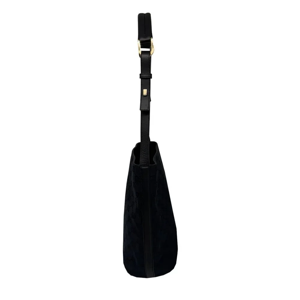 GUCCI Black Leather Shoulder Bag - Picture 4 of 13
